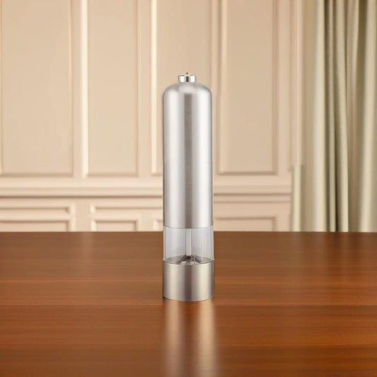 Kitchen Stainless Steel Electric Pepper Grinder Battery Powered Adjustable Salt & Mill